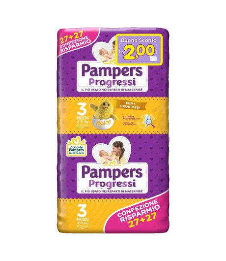 PAMPERS PROGRESSI MIDI 54PZ 0239