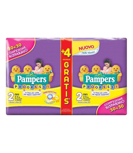 PAMPERS PROGRESSI MINI 60PZ