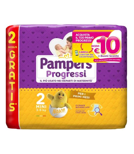 PAMPERS PROGRESSI MINI 30PZ