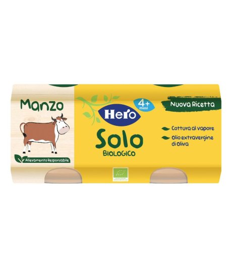 HERO SOLO OMOG MANZO BIO 2X80G