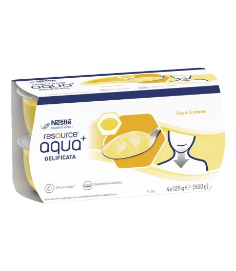 Resource Aqua+lemon 4x125g