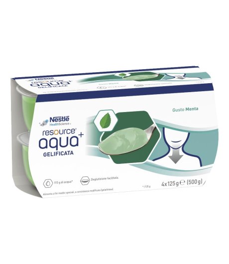 Resource Aqua+mint Cup6 4x125g