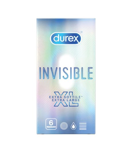 Durex Invisible Xl 6pz
