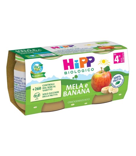 HIPP BIO OMOG MELA/BANANA2X80G