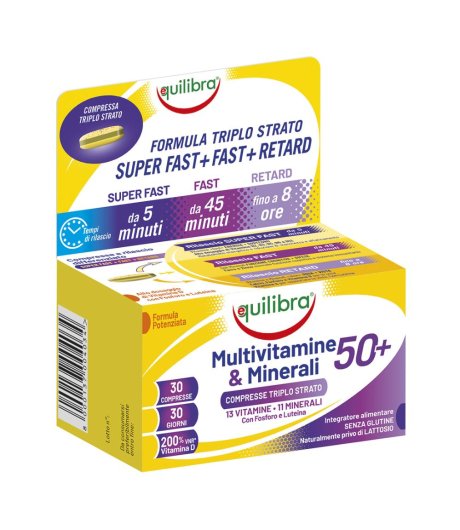 Multivitamine&minerali50+30cpr