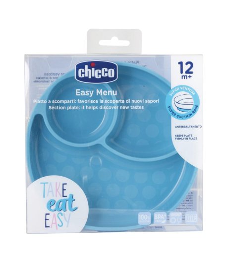 CH PIATTO SILICONE VENTOSA BL