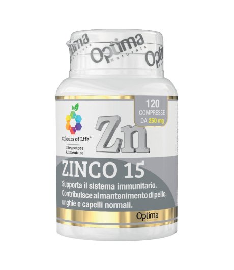 Zinco 15 120cpr Colours