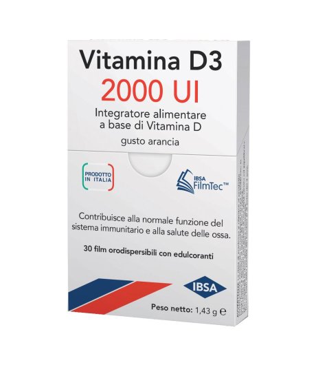 Vitamina D3 Ibsa 2000ui 30film