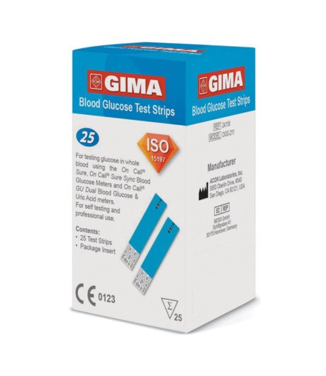 GIMA Strisce Glicemia 25pz