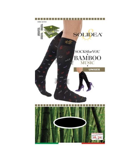 SOCKS FY Bamboo Music Blu 4-XL