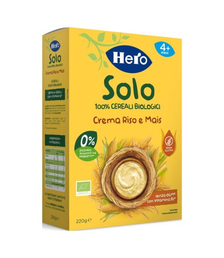 HERO SOLO CREMA RISO/MAIS 220G