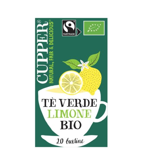 CUPPER TE' VERDE AL LIMONE 35G