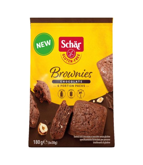 SCHAR BROWNIES CHOCOLATE 6X30G