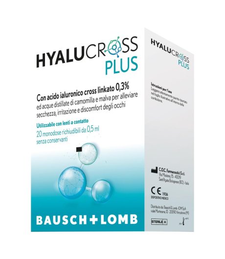 Hyalucross Plus20fl Monod0,5ml