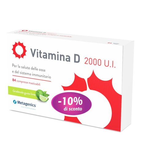 VITAMINA D2000UI 84CPR PRO-10%