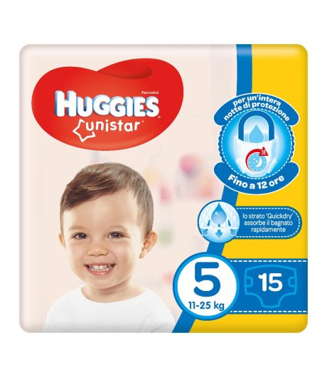 HUGGIES UNISTAR BASE 5 15PZ