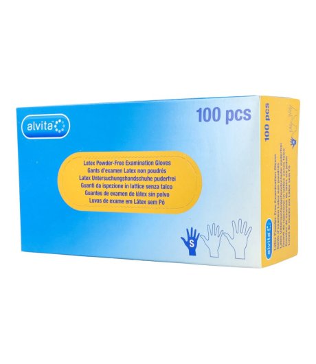 ALVITA GUANTI LATT S/POLV S100