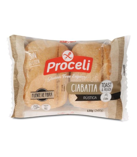 PROCELI Ciabatta Rustica 2x60g