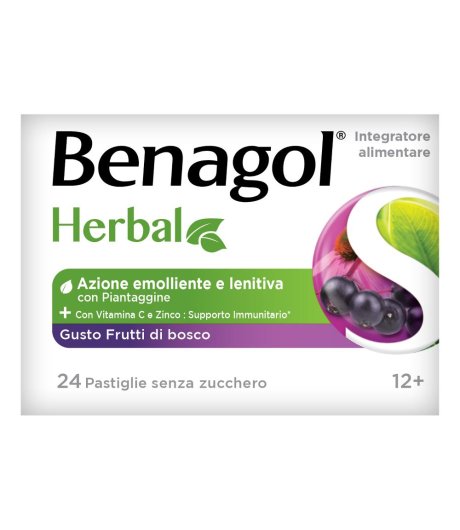 Benagol Herbal Frut Bos 24past