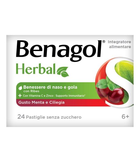 Benagol Herbal Menta Cil24past