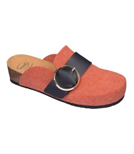 Amalfi clog felt+synt w oran36