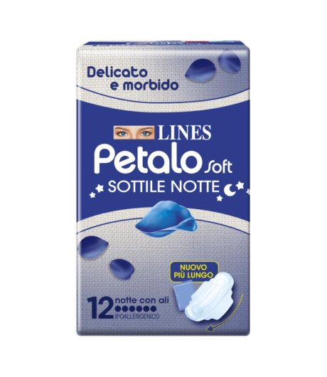 LINES PETALO SOFT NOTTE 12PZ