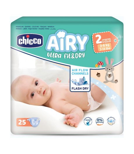 CHICCO PANN AIRY FIT&DRY 2ï¿½ 25 PZ