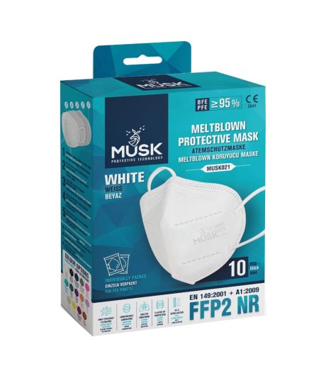 Musk Mascherina Ffp2 White10pz