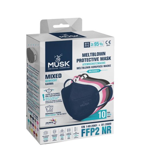 Musk Mascherina Ffp2 Black10pz