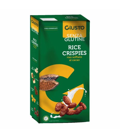 GIUSTO S/G RICE CRISPIES CACAO