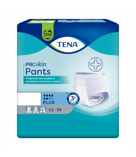 TENA PANTS Plus Pann.XS 14pz