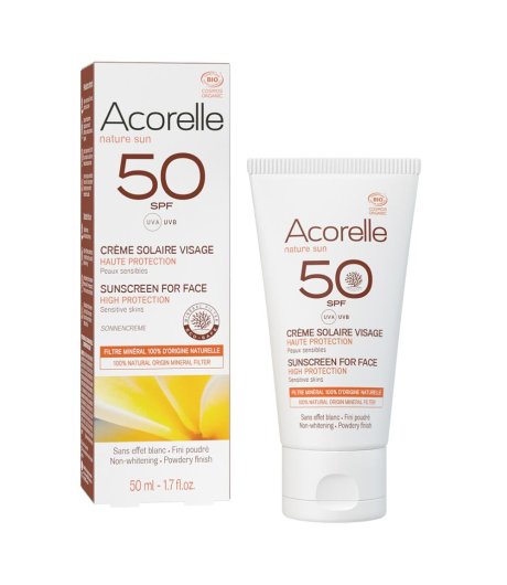 ACORELLE CREMA SOLARE VISO BIO