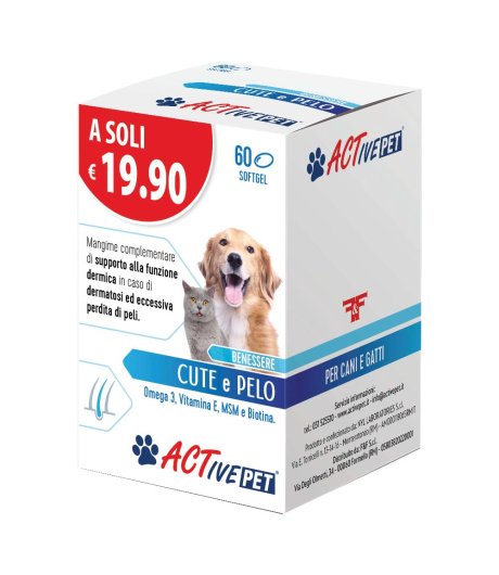 ACTIVE PET CUTE E PELO 60PRL