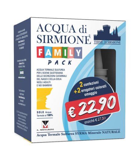 Acqua Sirmione Family Pack 12f