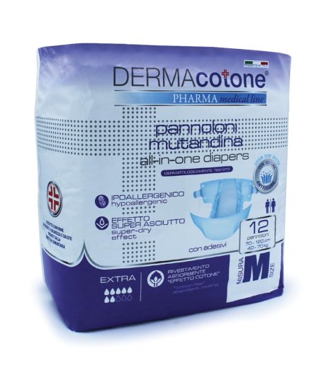 DERMACOTONE Pann.Mut.M 12pz