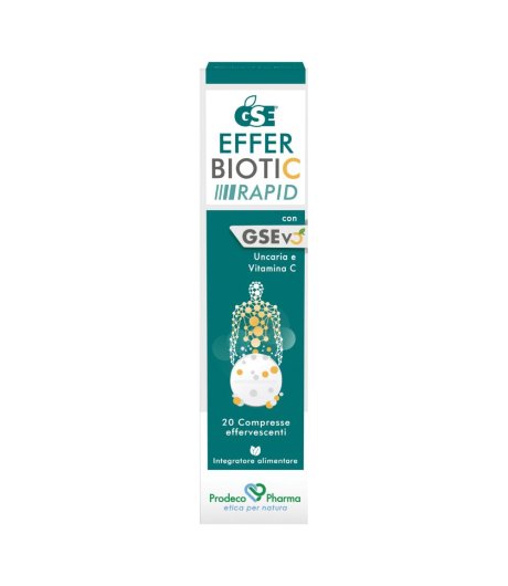 Gse Efferbiotic Rapid 20 compresse