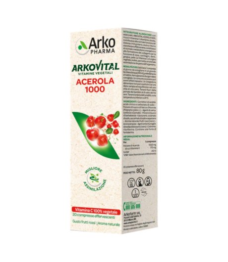 ARKOVITAL Acerola 20Cpr Eff.OS