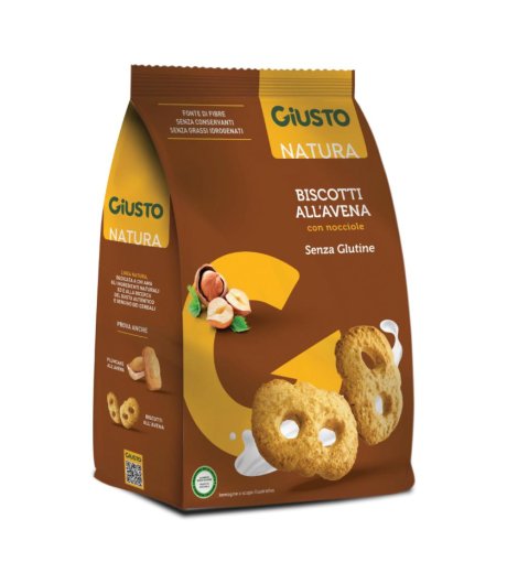 GIUSTO S/G Bisc.AvenaNocc.250g