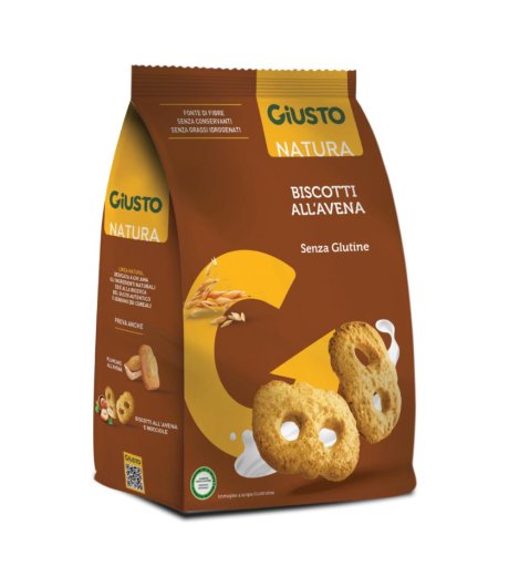 GIUSTO S/G Bisc.Avena 250g