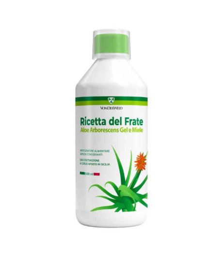 Vonderweid Ricetta del Frate Aloe Arborescens Gel e Miele 500ml Vonderweid Ricetta del Frate Aloe Arborescens Gel e Miele 500ml
