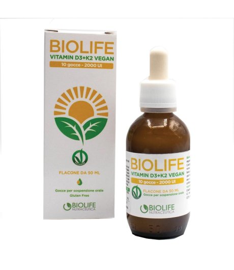 BIOLIFE Vitamin D3+K2 Gtt 50ml