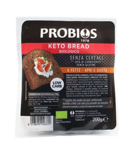 PROBIOS Keto Bread S/G 200g