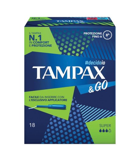 TAMPAX &GO SUPER X 18