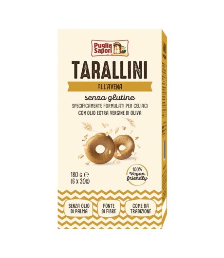 PUGLIA SAP.Tarallini Avena180g