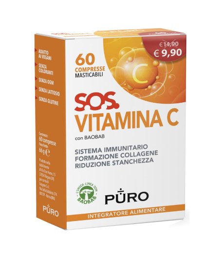 PURO SOS Vit.C 60Cpr mast.