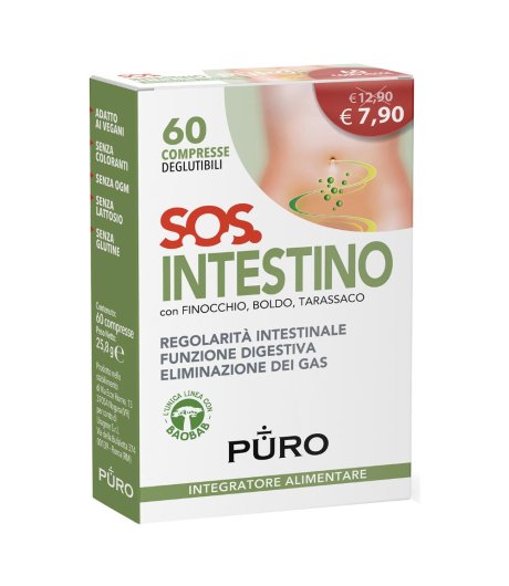 PURO SOS INTESTINO 60CPR DEGLU