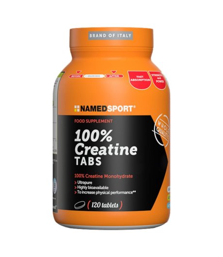 CREATINA 100% Tabs 120CprNAMED