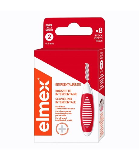 ELMEX Interd.Brush 5mm Red