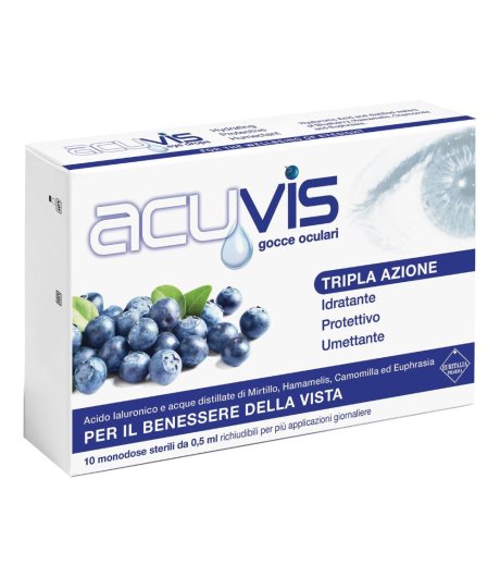 ACUVIS GOCCE OCUL 10FL 0,5ML