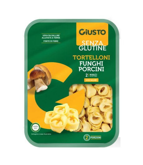 GIUSTO S/G TORTELLONI FUNG250G